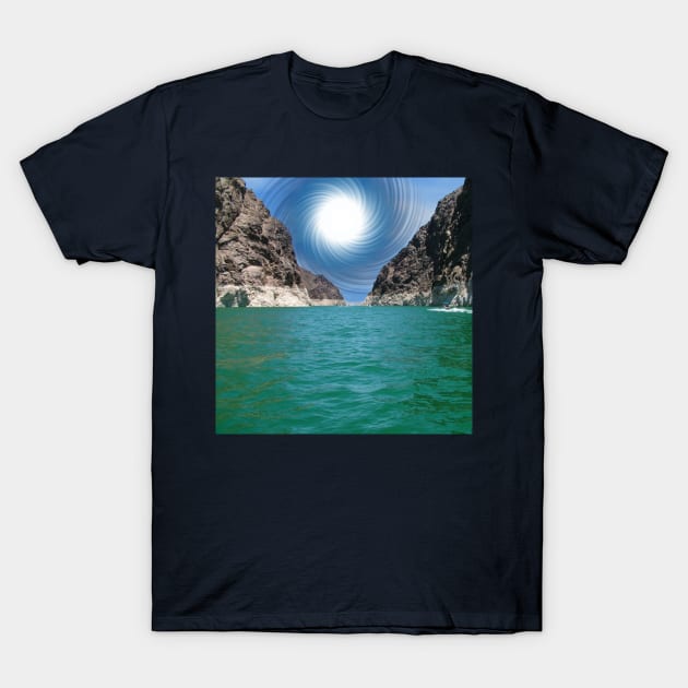 Lake Mead Vortex, Las Vegas T-Shirt by tommysphotos